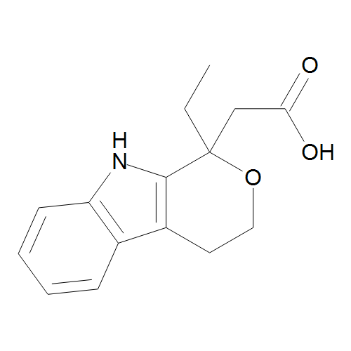 2-[(1RS)-1-Ethyl-1,3,4,9-tetrahydropyrano[3,4-b]indol-1-yl]acetic Acid (8-Desethyl Etodolac)