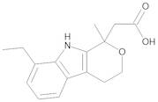 2-[(1RS)-8-Ethyl-1-methyl-1,3,4,9-tetrahydropyrano[3,4-b]indol-1-yl]acetic Acid (1-Methyl Etodolac)
