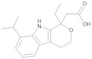2-[(1RS)-1-Ethyl-8-(1-methylethyl)-1,3,4,9-tetrahydropyrano[3,4-b]indol-1-yl]acetic Acid (8-Isopropyl Etodolac)