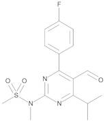 4-(4-Fluorophenyl)-6-isopropyl-2-[methyl(methylsulfonyl)amino]pyrimidine-5-carbaldehyde