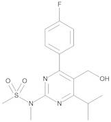 4-(4-Fluorophenyl)-6-isopropyl-2-[methyl(methylsulfonyl)amino]pyrimidine-5-methanol
