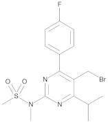 N-[5-(Bromomethyl)-4-(4-fluorophenyl)-6-isopropylpyrimidin-2-yl]-N-methylmethanesulfonamide