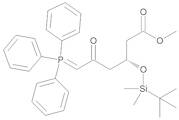 Methyl (3R)-3-[tert-Butyl(dimethyl)silyl]oxy-5-oxo-6-(triphenylphosphanylidene)hexanoate