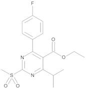 Ethyl 4-(4-Fluorophenyl)-6-isopropyl-2-methylsulfonylpyrimidine-5-carboxylate