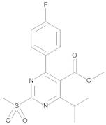 Methyl 4-(4-Fluorophenyl)-6-isopropyl-2-methylsulfonylpyrimidine-5-carboxylate