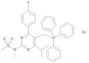 ((4-(4-Fluorophenyl)-6-isopropyl-2-(N-methylmethylsulfonamido)pyrimidin-5-yl)methyl)triphenylphosp…