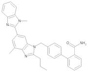 4-[[4-Methyl-6-(1-methyl-1H-benzimidazol-2-yl)-2-propyl-1H-benzimidazol-1-yl]methyl][1,1-biphenyl]-2-carboxamide (Telmisartan Amide)