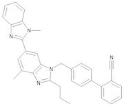 4′-[[4-Methyl-6-(1-methyl-1H-benzimidazol-2-yl)-2-propyl-1H-benzimidazol-1-yl]methyl][1,1′-biphenyl]-2-carbonitrile