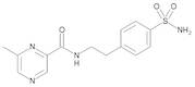 6-Methyl-N-[2-(4-sulphamoylphenyl)ethyl]pyrazine-2-carboxamide