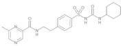 1-Cyclohexyl-3-[[4-[2-[[(6-methylpyrazin-2-yl)carbonyl]amino]ethyl]phenyl]sulphonyl]urea
