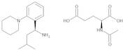 (1S)-3-Methyl-1-[2-(piperidin-1-yl)phenyl]butan-1-amine N-Acetyl-L-glutamate