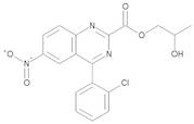 2-Hydroxypropyl 4-(2-Chlorophenyl)-6-nitro-quinazoline-2-carboxylate