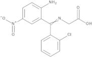 2-[[(2-Amino-5-nitrophenyl)(2-chlorophenyl)methylene]amino]acetic Acid