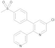 5-Chloro-3-(4-methylsulfonylphenyl)-2-(pyridin-3-yl)pyridine (6’-Desmethyletoricoxib)