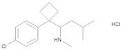 (1RS)-1-[1-(4-Chlorophenyl)cyclobutyl]-N,3-dimethylbutan-1-amine Hydrochloride (N-Monodesmethylsibutramine Hydrochloride)