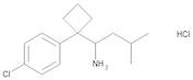 (1RS)-1-[1-(4-Chlorophenyl)cyclobutyl]-3-methylbutan-1-amine Hydrochloride (N,N-Didesmethylsibutramine Hydrochloride)