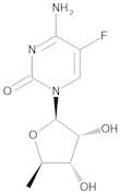 4-Amino-1-(5-deoxy-β-D-ribofuranosyl)-5-fluoropyrimidin-2(1H)-one (5'-Deoxy-5-fluorocytidine)