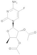 1-(2,3-Di-O-acetyl-5-deoxy-beta-D-ribofuranosyl)-4-amino-5-fluoropyrimidin-2(1H)-one