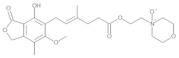 2-(Morpholin-4-yl)ethyl (4E)-6-(4-Hydroxy-6-methoxy-7-methyl-3-oxo-1,3-dihydroisobenzofuran-5-yl)-4-methylhex-4-enoate N-Oxide