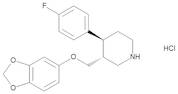 (3R,4S)-3-[(1,3-Benzodioxol-5-yloxy)methyl]-4-(4-fluorophenyl)piperidine Hydrochloride ((+)-trans-Paroxetine Hydrochloride)