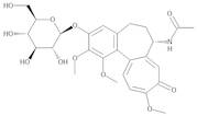 N-[(7S,12aRa)-3-(beta-D-Glucopyranosyloxy)-1,2,10-trimethoxy-9-oxo-5,6,7,9-tetrahydrobenzo[a]heptalen-7-yl]acetamide (Colchicoside)