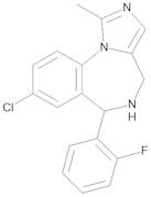 (6RS)-8-Chloro-6-(2-fluorophenyl)-1-methyl-5,6-dihydro-4H-imidazo[1,5-a][1,4]benzodiazepine