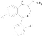 [(2RS)-7-Chloro-5-(2-fluorophenyl)-2,3-dihydro-1H-1,4-benzodiazepin-2-yl]methanamine