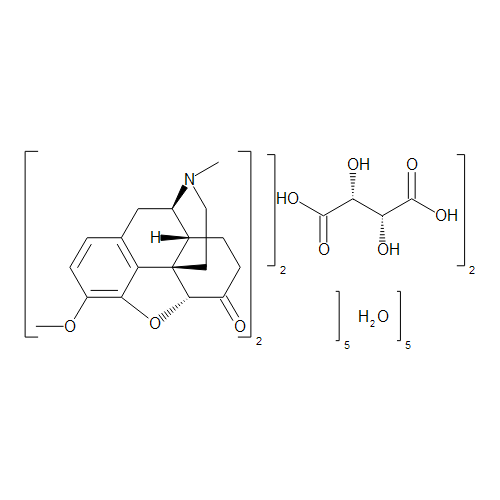 Hydrocodone Hydrogen Tartrate 2.5-Hydrate