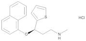 (3R)-N-Methyl-3-(naphthalen-1-yloxy)-3-(thiophen-2-yl)propan-1-amine Hydrochloride ((R)-Duloxetine Hydrochloride)