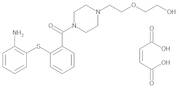[2-[(2-Aminophenyl)thio]phenyl][4-[2-(2-hydroxyethoxy)ethyl]piperazin-1-yl]methanone Maleate