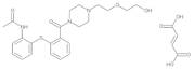 N-(2-[[2-([4-[2-(2-Hydroxyethoxy)ethyl]piperazin-1-yl]carbonyl)phenyl]thio]phenyl)acetamide Fumarate