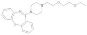 11-[4-[2-(2-Ethoxyethoxy)ethyl]piperazin-1-yl]dibenzo[b,f][1,4]thiazepine