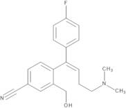 4-[(1Z)-4-(Dimethylamino)-1-(4-fluorophenyl)but-1-en-1-yl]-3-(hydroxymethyl)benzonitrile