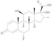 6alpha,9alpha-Difluoro-11beta,17alpha-dihydroxy-16alpha-methyl-3-oxoandrosta-1,4-diene-17beta-carboxylic Acid