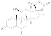 6alpha,9alpha-Difluoro-11beta-hydroxy-16alpha-methyl-2',3,4'-trioxo-17alpha-spiro(androsta-1,4-diene-17,5'-(1,3)oxathiolane)