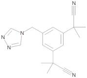 2,2'-[5-(4H-1,2,4-Triazol-4-ylmethyl)benzene-1,3-diyl]bis(2-methylpropanenitrile) (Isoanastrozole)