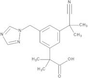 2-[3-(2-Cyanopropan-2-yl)-5-(1H-1,2,4-triazol-1-ylmethyl)phenyl]-2-methylpropanoic Acid