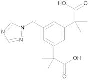 2,2'-[5-(1H-1,2,4-Triazol-1-yl)methylbenzene-1,3-diyl]bis(2-methylpropanoic Acid)