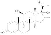 9-Chloro-11β,17-dihydroxy-16α-methylpregna-1,4-diene-3,20-dione