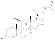 9-Chloro-11beta,17-dihydroxy-16alpha-methyl-3,20-dioxopregna-1,4-dien-21-yl Acetate (Icometasone 21-Acetate)
