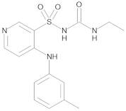 1-Ethyl-3-[[4-[(3-methylphenyl)amino]pyridin-3-yl]sulfonyl]urea