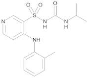 o-Torasemide (1-(1-Methylethyl)-3-[[4-[(2-methylphenyl)amino]pyridin-3-yl]sulfonyl]urea)