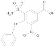 3-Nitro-4-phenoxy-5-sulfamoylbenzoic Acid