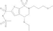 (4R)-4-(Ethylamino)-2-(3-methoxypropyl)-3,4-dihydro-2H-thieno[3,2-e]-1,2-thiazine-6-(N-methylsulfo…