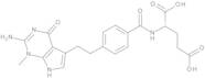 (2S)-2-[[4-[2-(2-Amino-1-methyl-4-oxo-4,7-dihydro-1H-pyrrolo[2,3-d]pyrimidin-5-yl)ethyl]benzoyl]amino]pentanedioic Acid