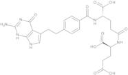 (2S)-2-[[(4S)-4-[[4-[2-(2-Amino-4-oxo-4,7-dihydro-1H-pyrrolo[2,3-d]pyrimidin-5-yl)ethyl]benzoyl]amino]-4-carboxybutanoyl]amino]pentanedioic Acid