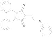 1,2-Diphenyl-4-[2-(phenylsulfanyl)-ethyl]pyrazolidine-3,5-dione