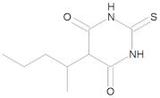 5-[(1RS)-1-Methylbutyl]-2-thioxo-2,3-dihydropyrimidine-4,6(1H,5H)-dione