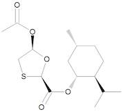 (2R,5S)-5-Acetyloxy-1,3-oxathiolane-2-carboxylic Acid (1R,2S,5R)-5-Methyl-2-(1-methylethyl)cyclohe…