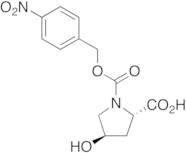 (2S,4R)-4-Hydroxy-1-[(4-nitrophenyl)methoxycarbonyl]pyrrolidine-2-carboxylic Acid